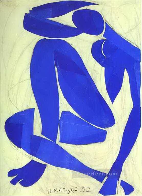 Desnudo azul IV fauvismo abstracto Henri Matisse Pintura al óleo